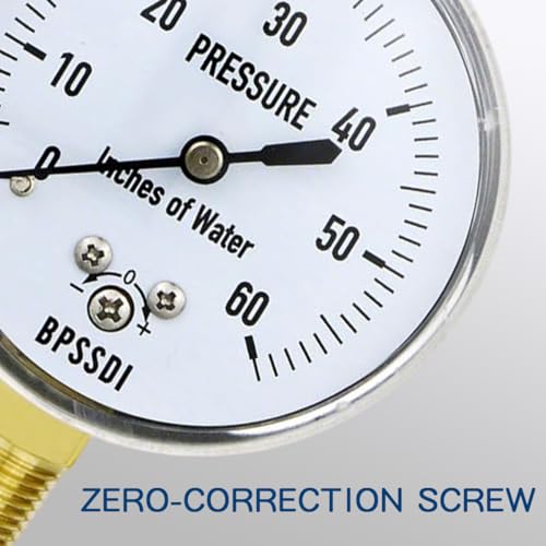 0 60 Inches of Water Column Gauge