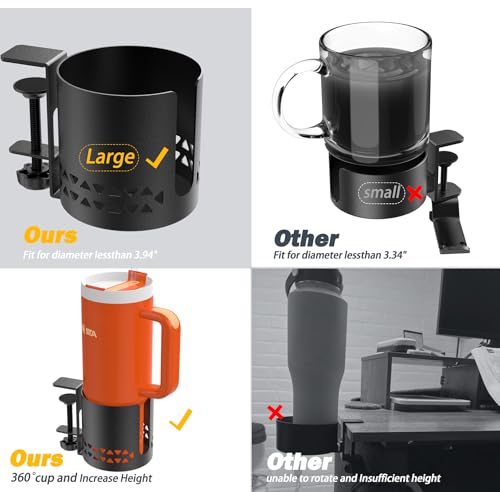 360° Rotating Desk Cup Holder