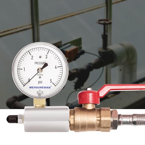 Diaphragm Type Capsule Low Pressure Gauge with Valve
