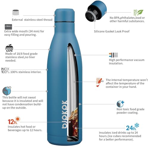 25 oz Insulated Stainless Steel Water Bottle