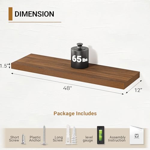 Rustic Floating Shelves (2 Count)