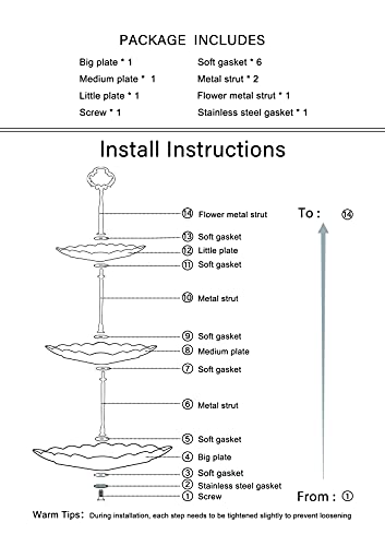 3 Tier Porcelain Cupcake Stand