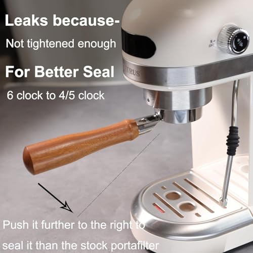 51mm Bottomless Portafilter 3 Ears Compatible with CASABREWS CM5418 and 3700 Series