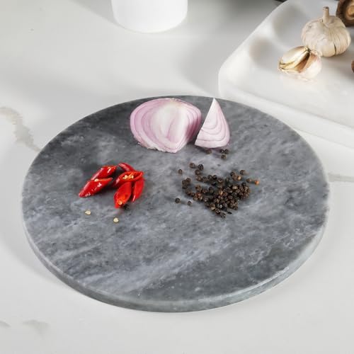 Brazilian Round Marble Cutting Board for Kitchen