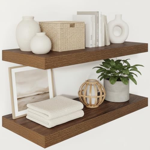 12 Deep Floating Shelves 30x12” Set of 2 (2 Count)