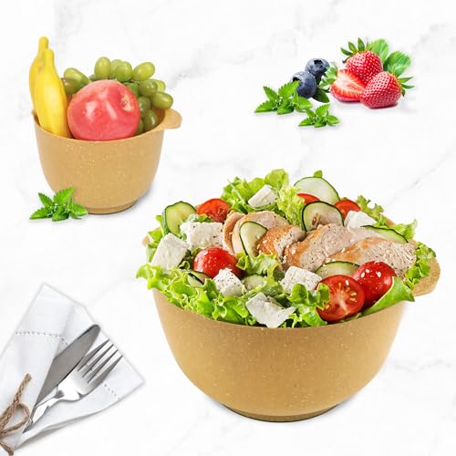 4.5 Quart Large Plastic Mixing Bowls Set