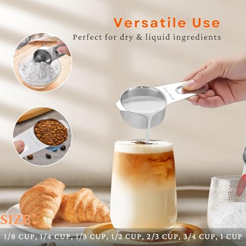 35PCS Stainless Steel Measuring Cups and Spoons Set (35 Count)