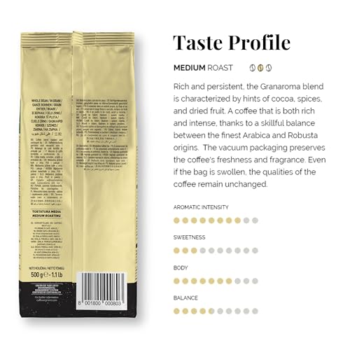 Caffe Vergnano Whole Bean Coffee (52.91 Ounce)