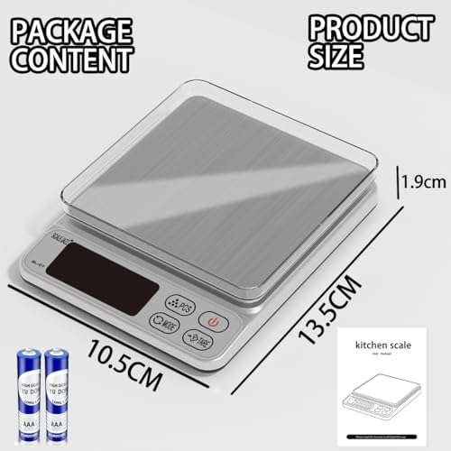 Mini Scale 6.6lb Scale for Grams (7 Count)