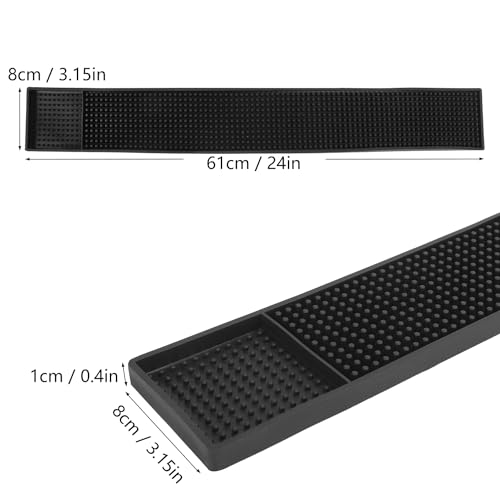 10 Pack Rubber Bar Mats (8.2 Count)