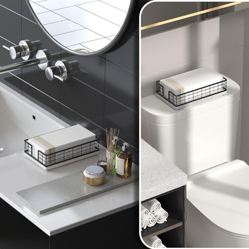 Guest Towel Holder Tray for Bathroom