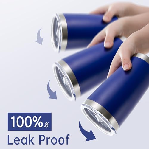 20 oz Tumblers Bulk Stainless Steel Tumbler with Lid (12 Count)
