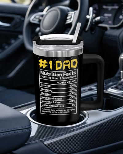 Dad Dadman Funny 40 oz Tumbler with Handle