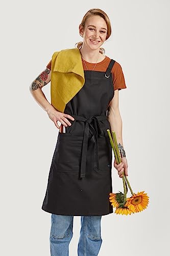 Crossback Kitchen Apron for Cooking