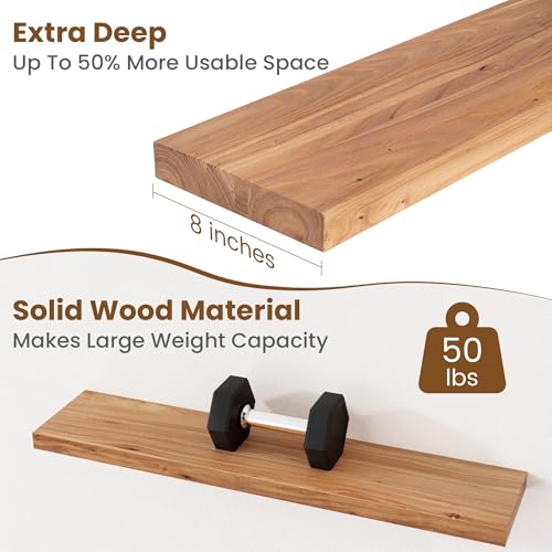 Floating Shelves for Wall Decor (2 Count)