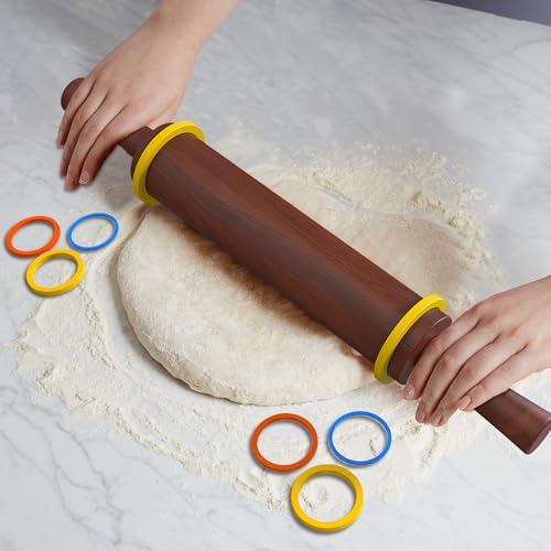 Rolling Pin with Handles (3 Count)