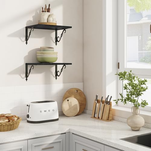 12 Inch Deep Floating Shelves for Wall (2 Count)