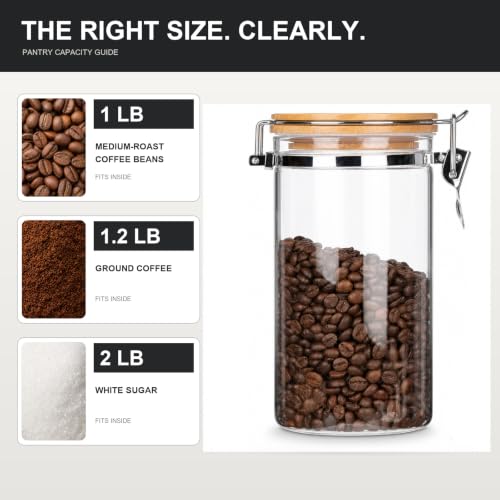 40 oz Glass Coffee Container