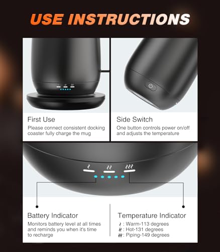 Self Heating Coffee Mug T2