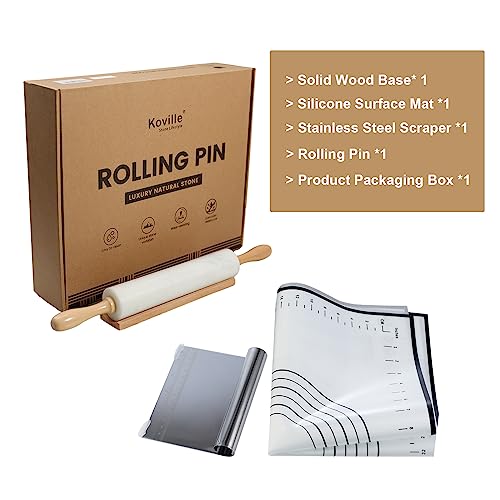 African Natural Marble Rolling Pin