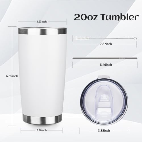 DIW 20oz Insulated Tumbler Bulk with Lid Travel Coffee Mug