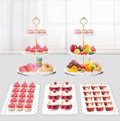 5 Pcs Dessert Table Display Set
