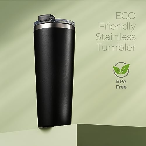 22 oz Insulated Coffee Tumbler with Leakproof Lid