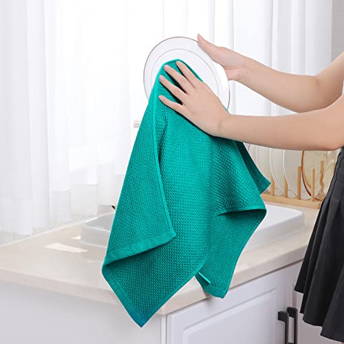 100% Cotton Waffle Weave Kitchen Dish Towels 12 (12 Count)