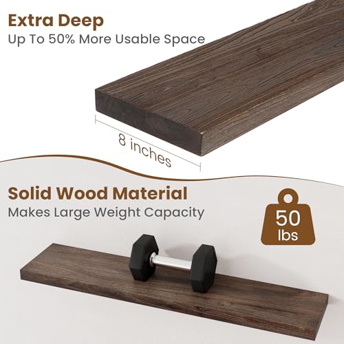 Floating Shelves for Wall Decor (2 Count)