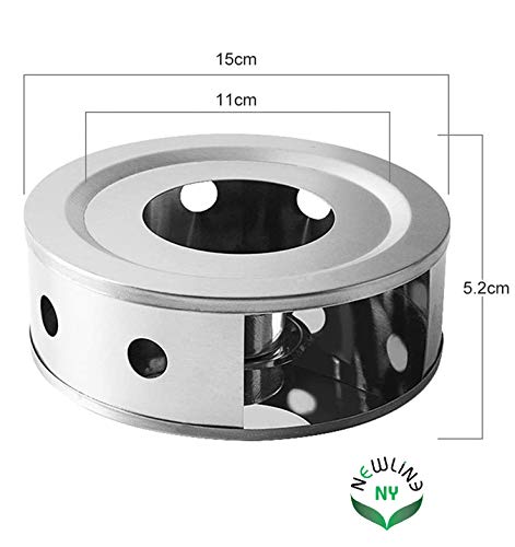 NewlineNY Stainless Steel Coffee Tea Warmers (2 Count)