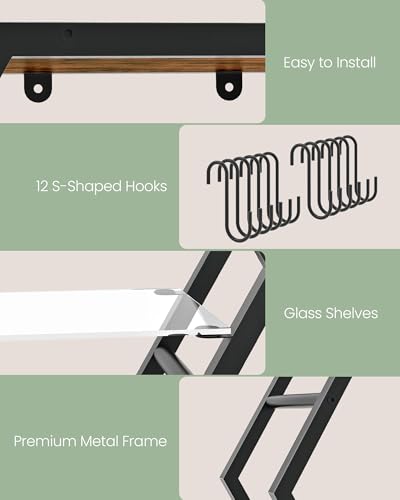 18.9 inch Gaming Floating Shelves (2 Count)
