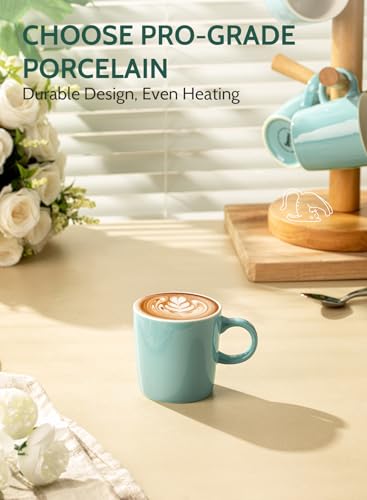 3.5oz Porcelain Espresso Cups Set of 4 (4 Count)