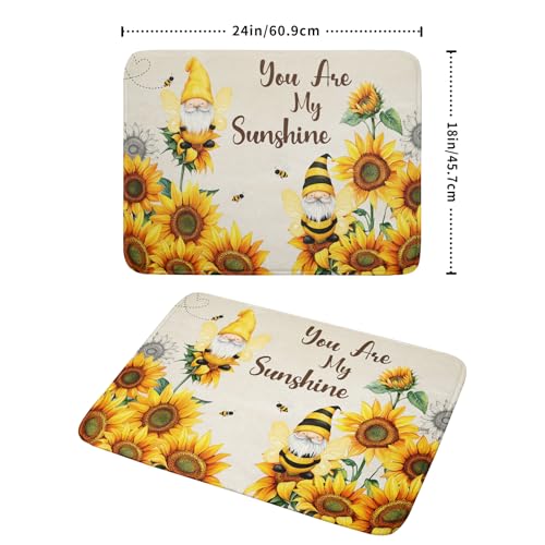 Bee Gnomes Dish Drying Mat