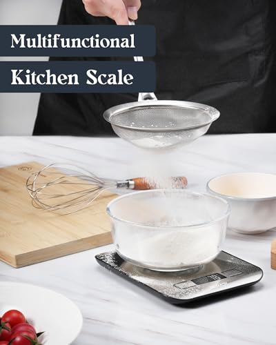 Food Scale Digital Kitchen Scale with Grams & Ounces Units