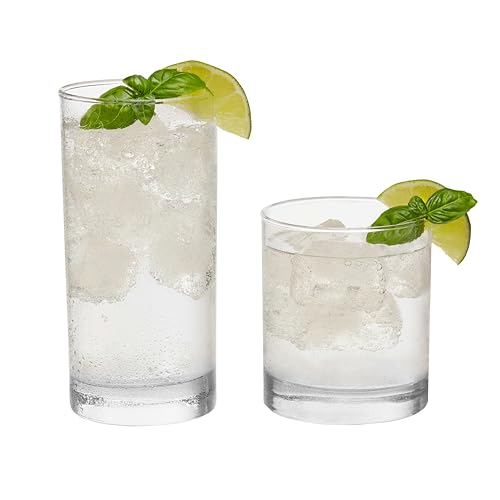 Province Tumbler & Rocks Beverage Glasses Set of 24 (24 Count)
