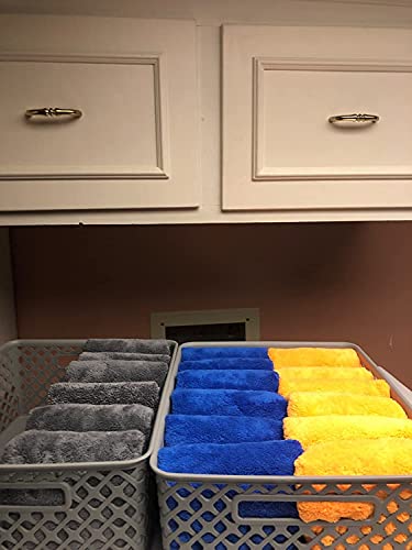 Plush Edgeless Microfiber Towel for Car (6 Count)