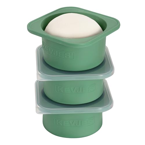 PLUS Large 1000ml Pizza Dough Proofing Boxes for DIY Artisan Pizza (3 Count)