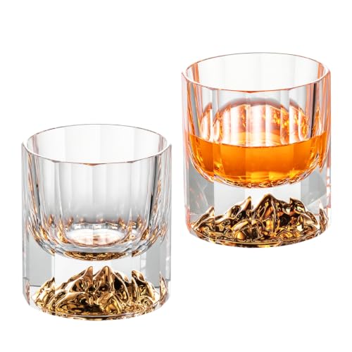 Crystal Whiskey Glasses Set of 2 (2 Count)