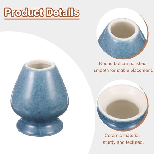 Ceramic Chasen Stand 70mm Matcha Whisk Holder Teas Set Whisks Stand Traditional Matcha Tea Chasen Holder Tea Set Accessories for Tea Tasting