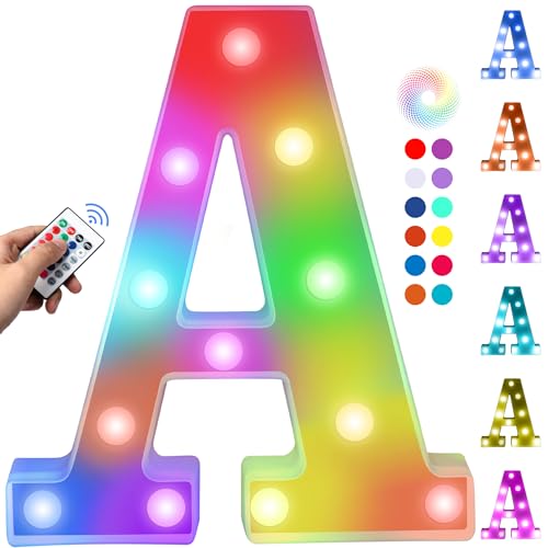 Upgraded Light Up Letters