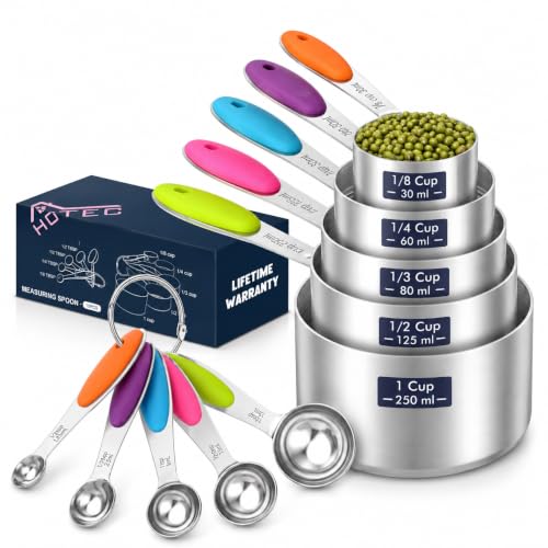 10 Pack Measuring Cups &Spoons Set (10 Count)
