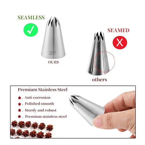 12 PCS Large Piping Tips