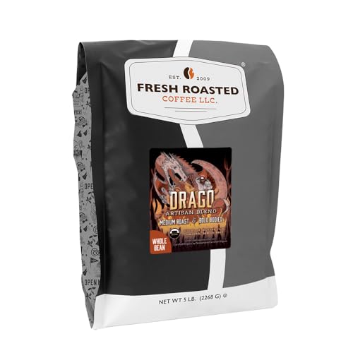Organic Drago Café Blend Whole Bean Coffee (80 Ounce)