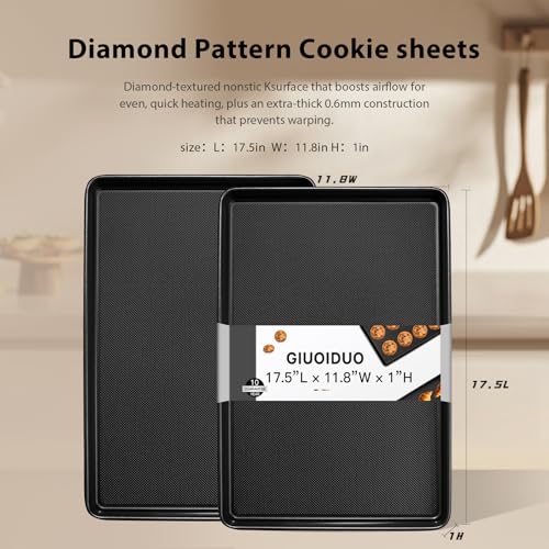 2 Pack Commercial & Home Baking Sheet Pans (2 Count)