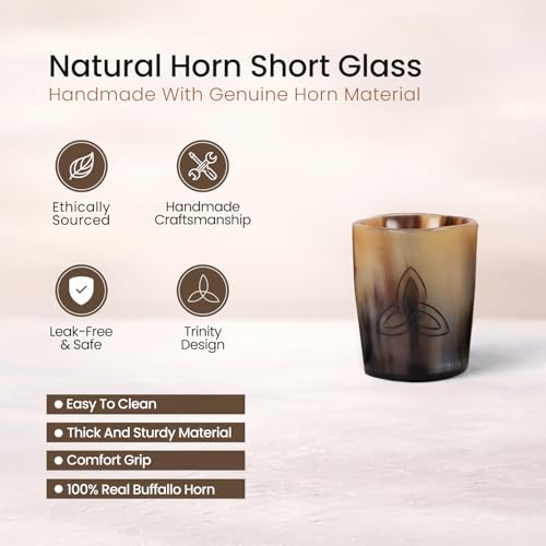 Viking Horn Shot Glasses Set of 8 (8 Count)