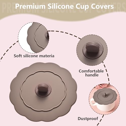 3 Pack Silicone Cup Covers (3 Count)