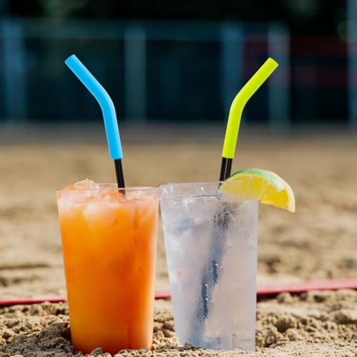 6pcs Food Grade Silicone Straw Tips (6 Count)