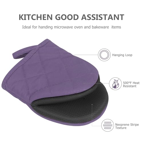 1 Pair Short Oven Mitts