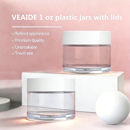 4 Pack 1 oz Travel Size Containers Leak (4 Count)