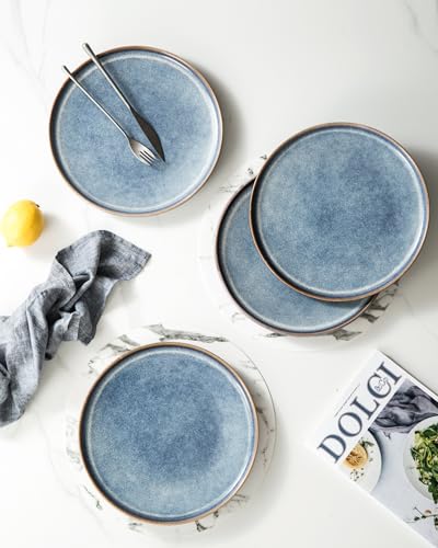 11 Inch Ceramic Dinner Plates Set of 4 (4 Count)